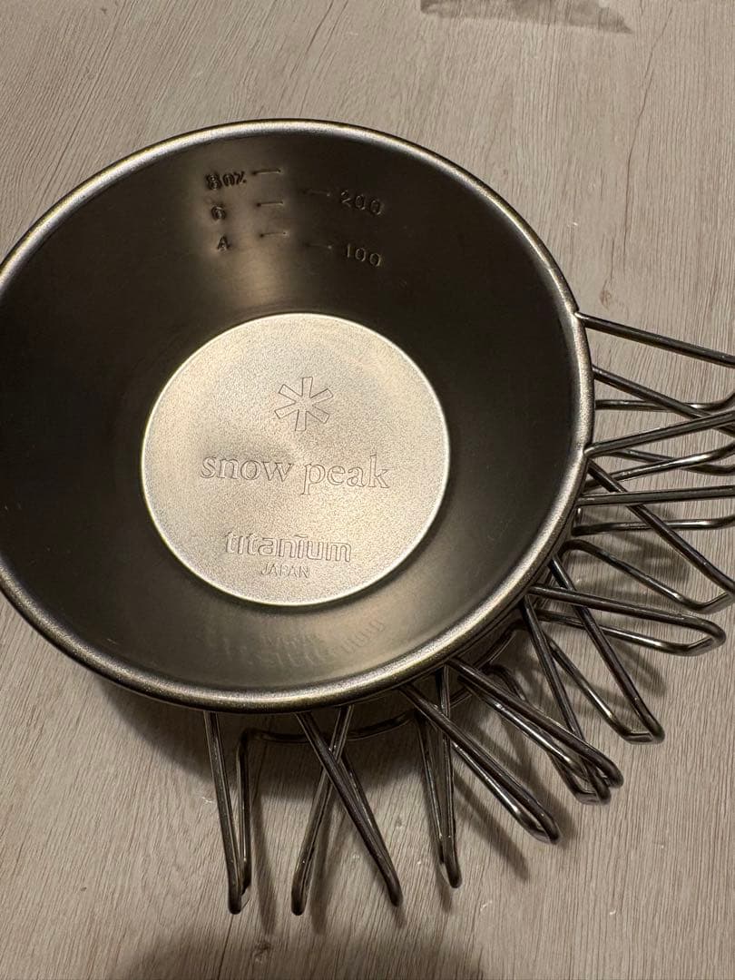  peak チタン シェラカップ 7個セット