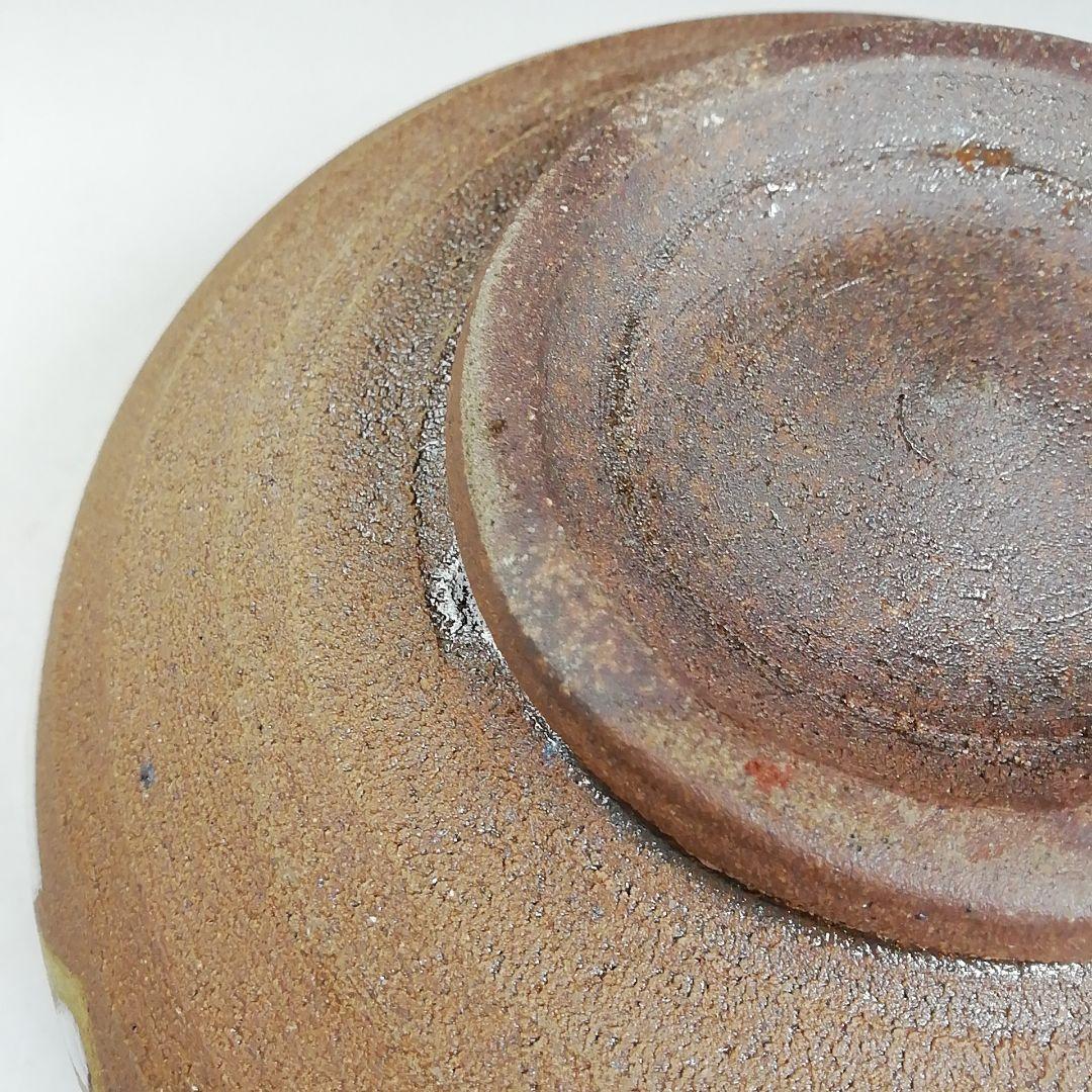 Ｗ１８３　茶碗　『扇面草花絵』『山澤松篁 造』　共箱　抹茶碗　茶道具