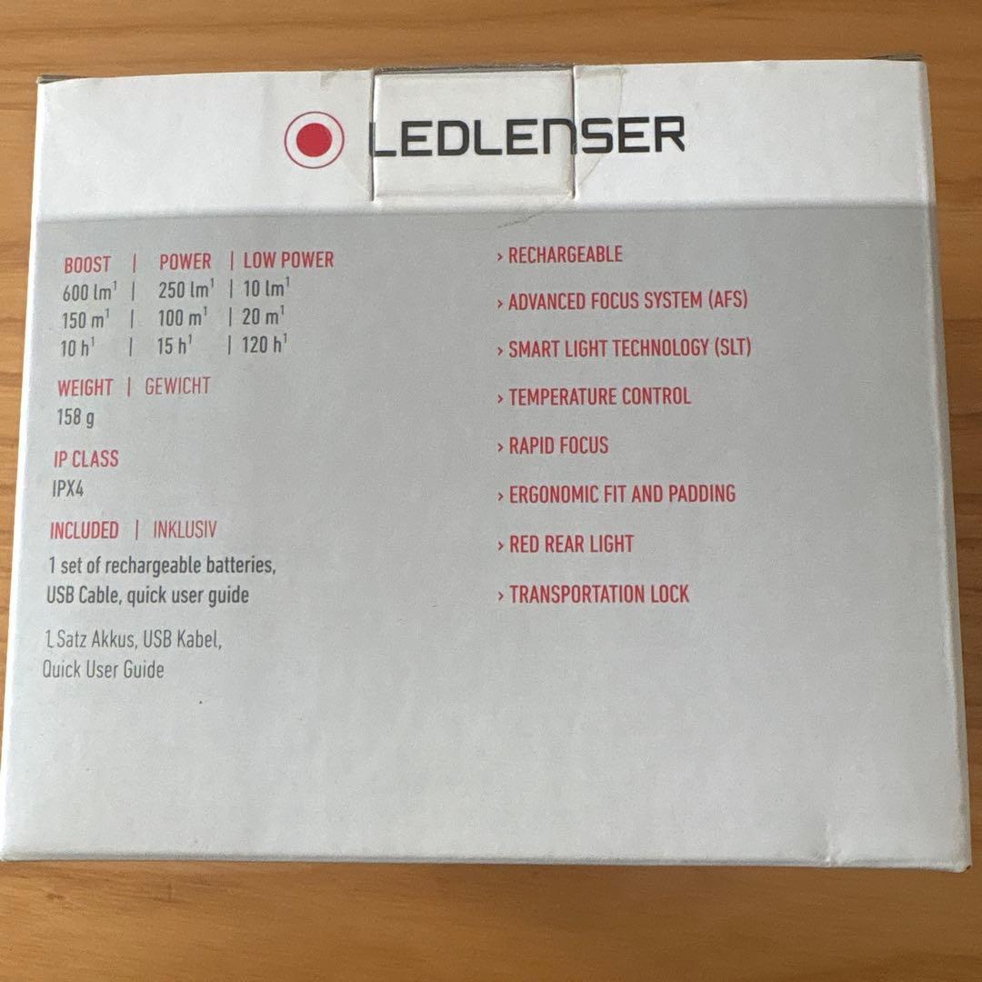 新品未使用 LEDLENSER H8R レッドレンザー ヘッドライト