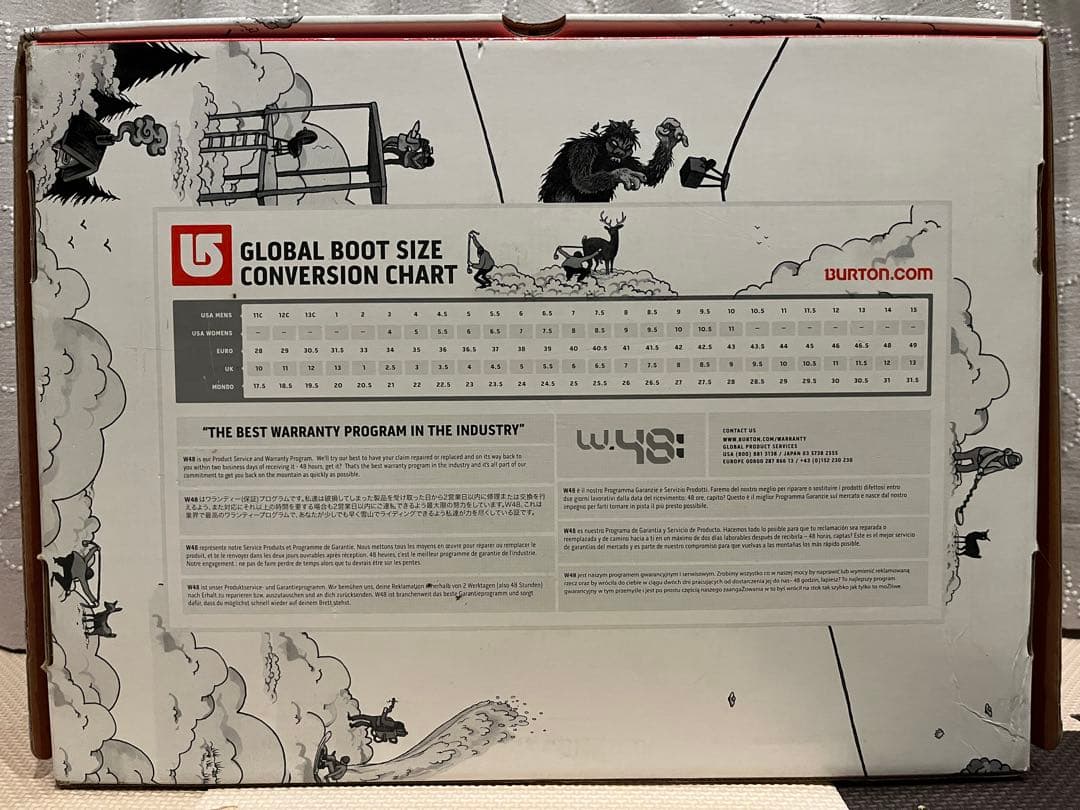 Burton Moto スノーボードブーツ ブラック JPN 27