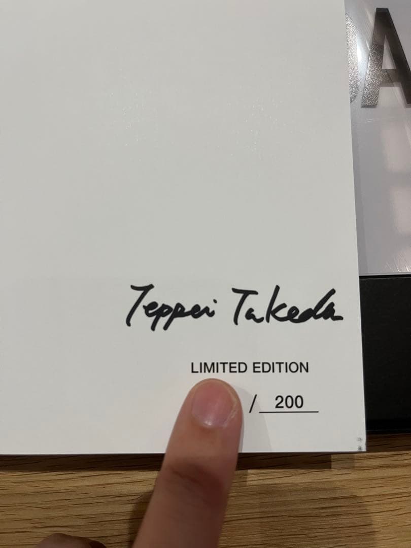 武田鉄平　TEPPEI TAKEDA FLOWERS アートブック限定版　黒