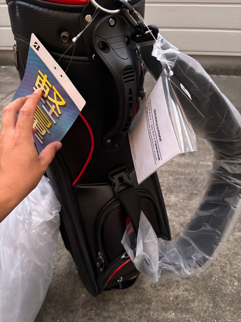 新品、未使用 ブリヂストン ゴルフバッグ CBG422 ブラック