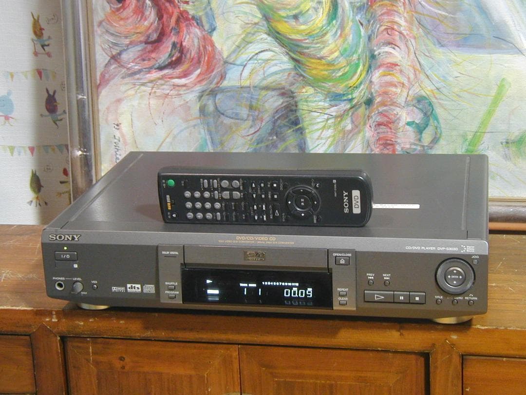 ★SONY、DVP-S303D、DVD.CDプレーヤー定価60000円　動作良好