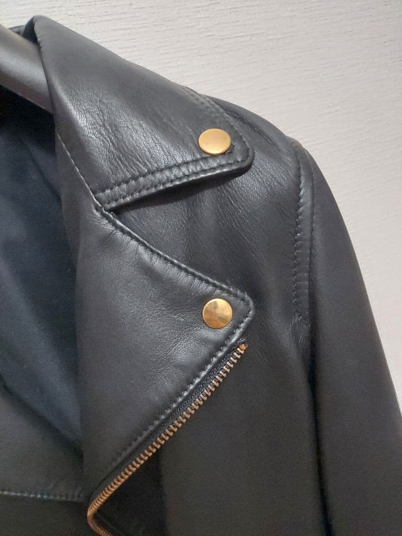 美品!！A PUPIL ラムレザーライダースジャケット