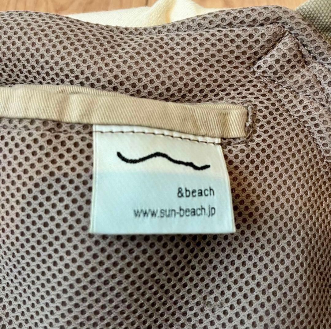sun&beach 抱っこ紐OM-1 メッシュベージュ付属品付き