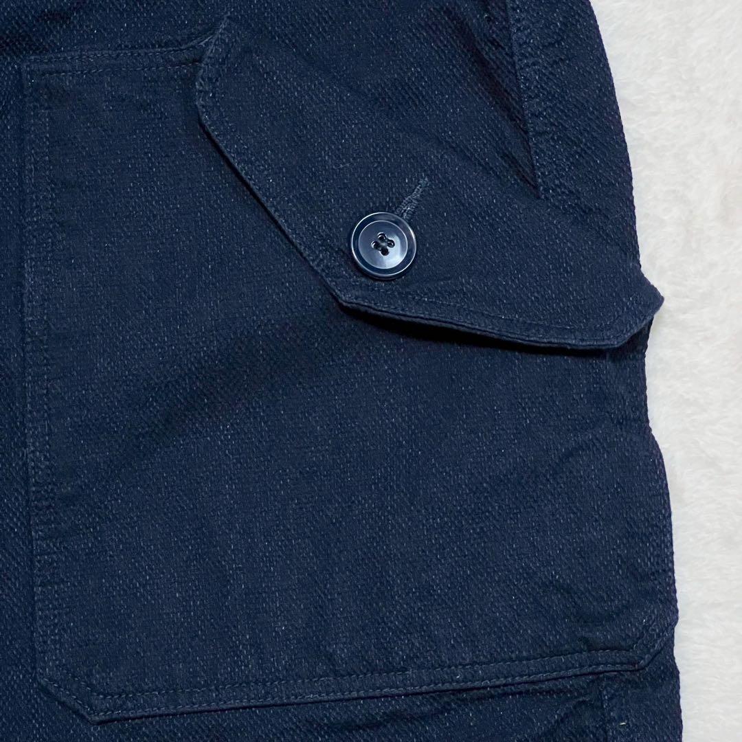 新品 完売品 MOMOTAROJEANS インディゴ モッズコート Lサイズ