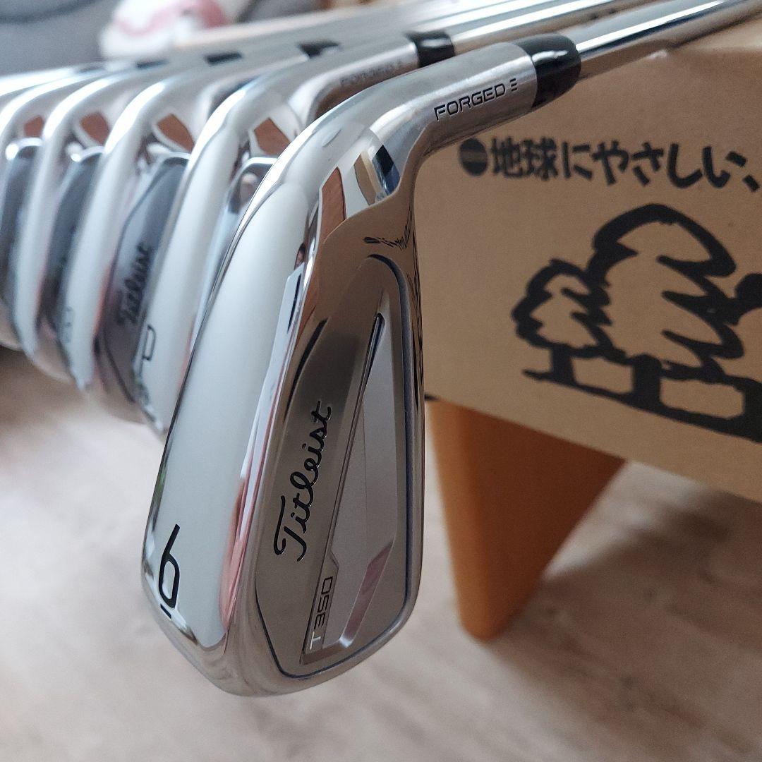 タイトリスト Titleist T350 アイアン 6本セット ほぼ新品！