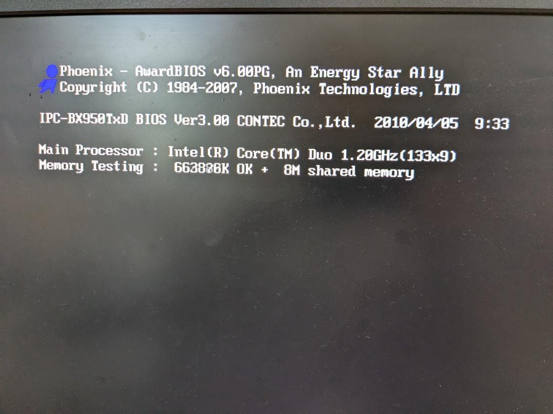 薄型PC　IPC-BX950T1D-DC556　WinXP Embedded