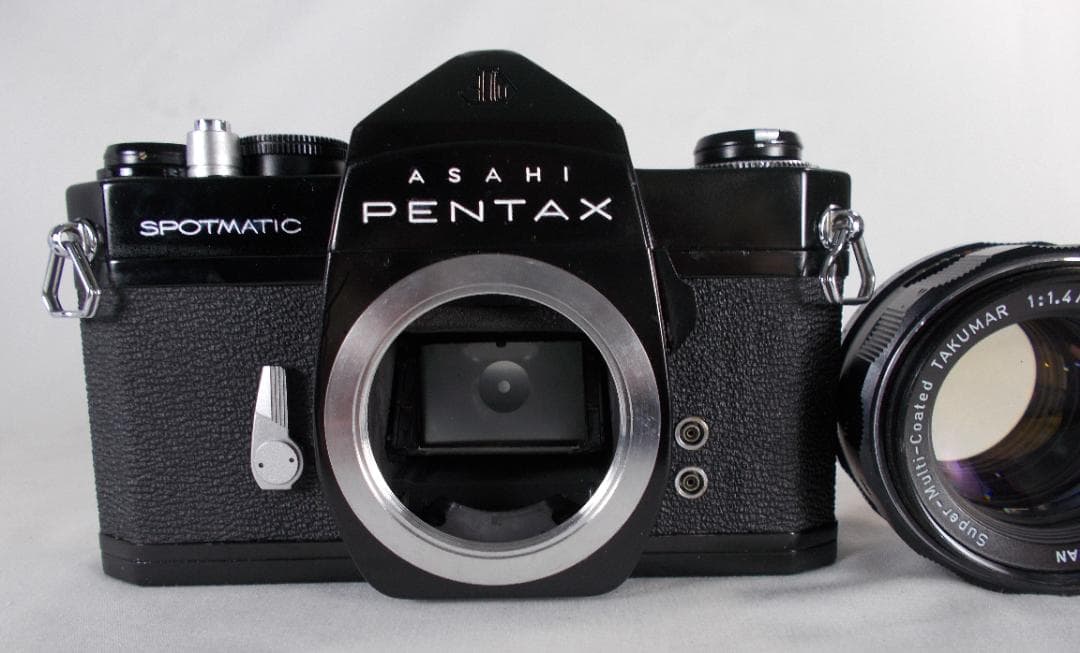 フィルムカメラ 整備済　Pentax SP　+ レンズ f/1.4　Q262