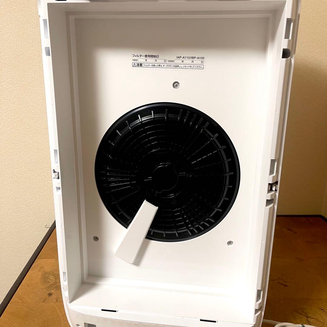 動作OKアイリスオーヤマ 空気清浄機 45畳 IAP-A110-W 2021年製