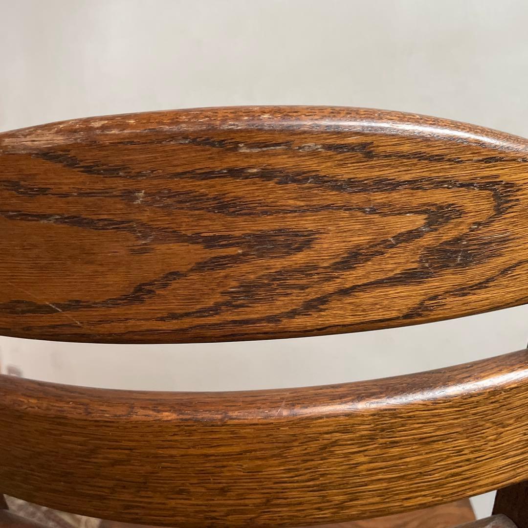 オランダ家具　ダイニングチェア　オーク材　無垢材