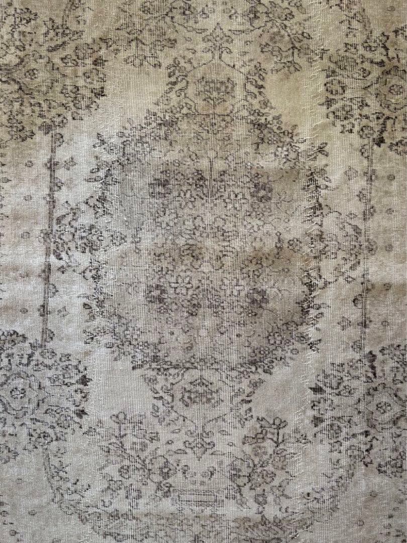 ヴィンテージラグ　トルコ　アナトリア　ウォッシュ　ベージュオーバーダイ