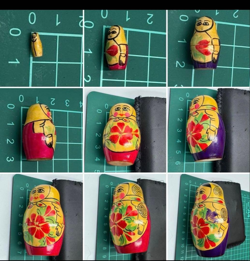 ソビエト　アンティーク　セミョーノフ社、巨大なマトリョーシカ　14組