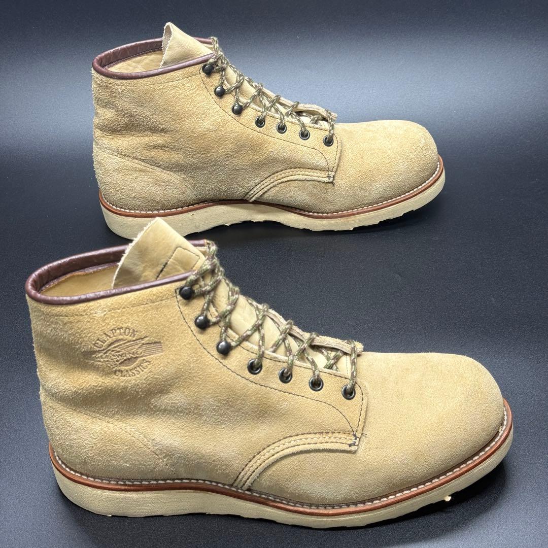 RED WING ワークブーツ PT8 スエード アメカジ 刺繍羽根タグ 本革