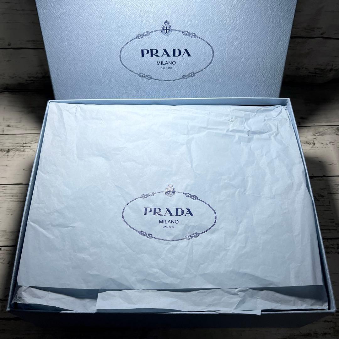 希少美品✨PRADA プラダ ブラッシュドレザーローファー34革靴フラット金具
