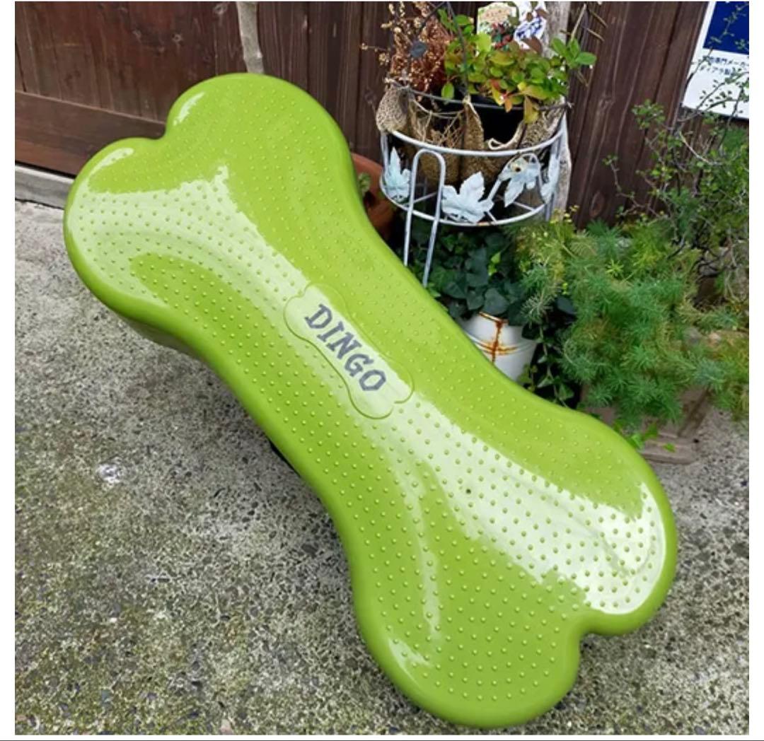 新品　ディンゴ　犬用バランスディスク Lサイズ　骨型グリーン