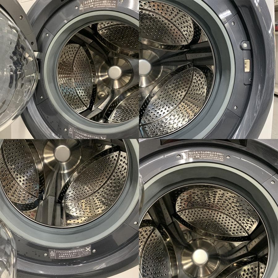 シャープ ES-S7C-WL ドラム式洗濯乾燥機 左開 濯7kg 乾燥3.5kg