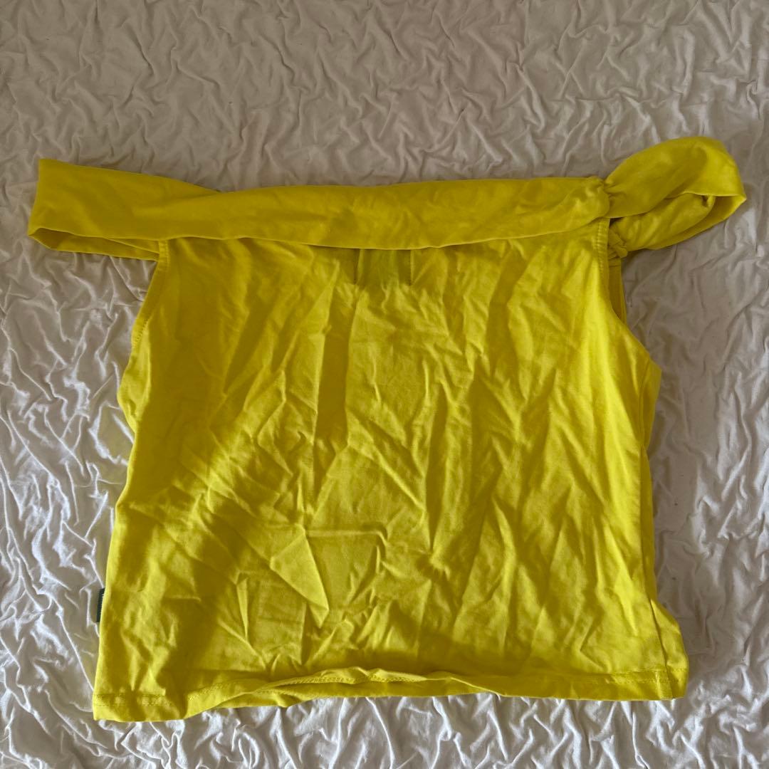 heaven by marc jacobs イエローオフショルダーキャミソール