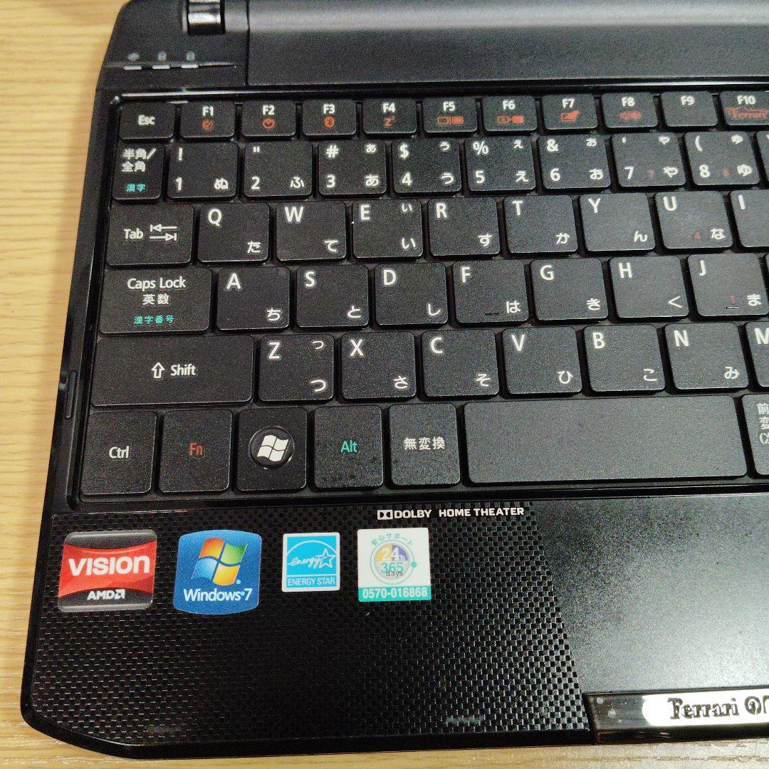 値下げ　acerフェラーリ公認ノートパソコン