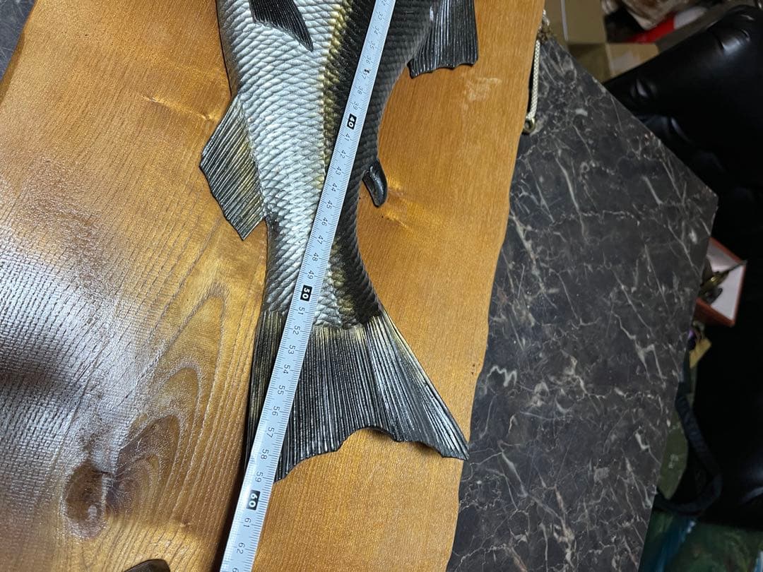 鮭の木彫り、鮭木彫り壁掛け、鮭壁掛け、鮭の雄雌壁掛け