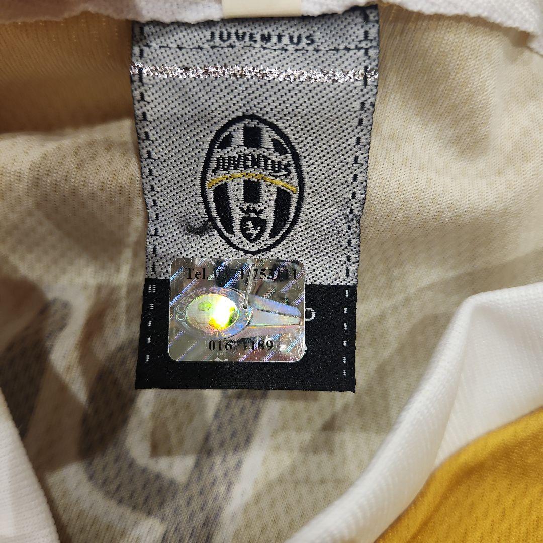 セリエA ユベントスFC公式デルピエロユニフォームゲームシャツ/イタリア製　XL