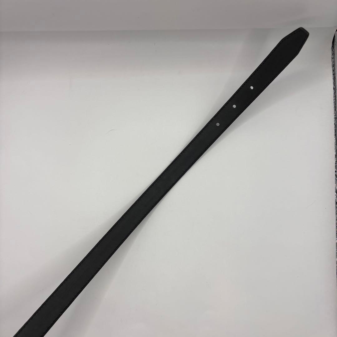 カニカマ Ferragamo ベルト ゴールドバックル レザー 黒 美品