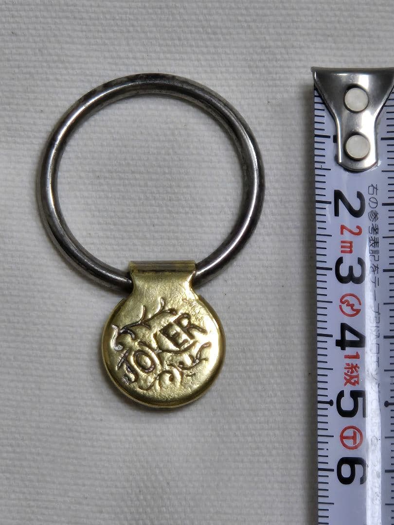 稀少！1883年 米国製 ビンテージ ブラス キーホルダー