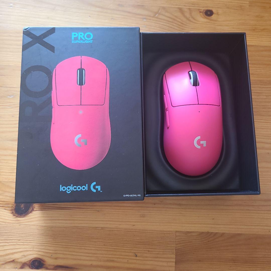 logicool G PRO SUPERLIGHT ピンク