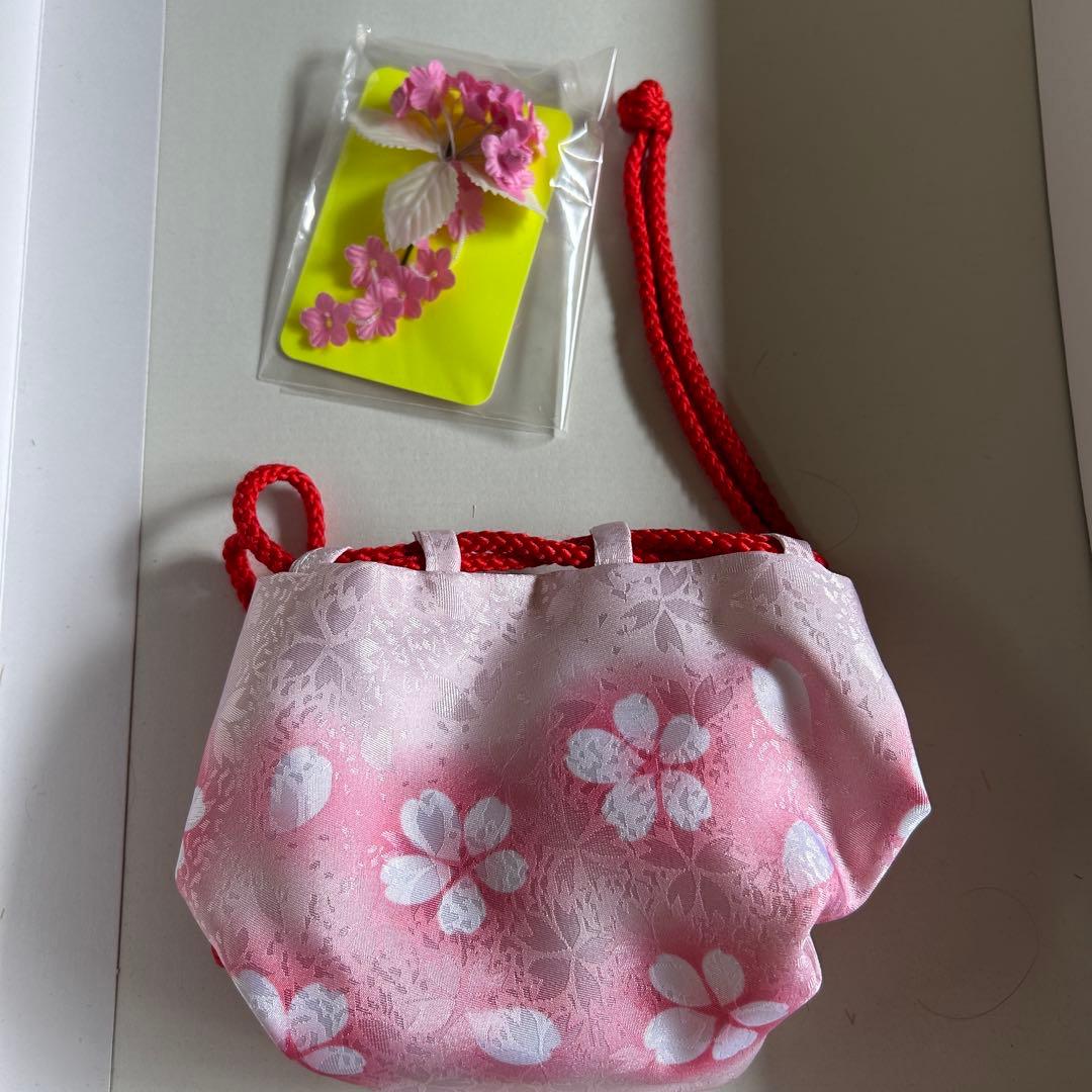 美品！マユミブランド　定価19800円　七五三　女の子着物　3歳用 7点セット