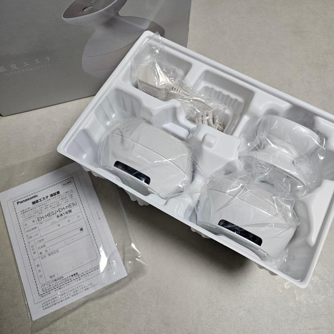 5月中】Panasonic EH-HE0J-S 頭皮エステ スパイラル&スライド