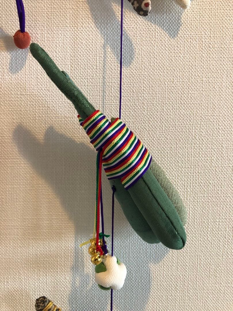 端午の節句の壁掛け①　吊るし飾り　吊るし雛