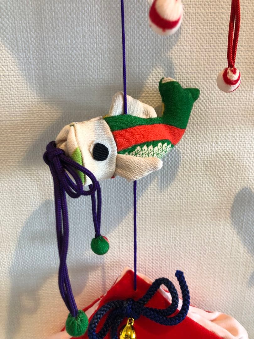 端午の節句の壁掛け①　吊るし飾り　吊るし雛