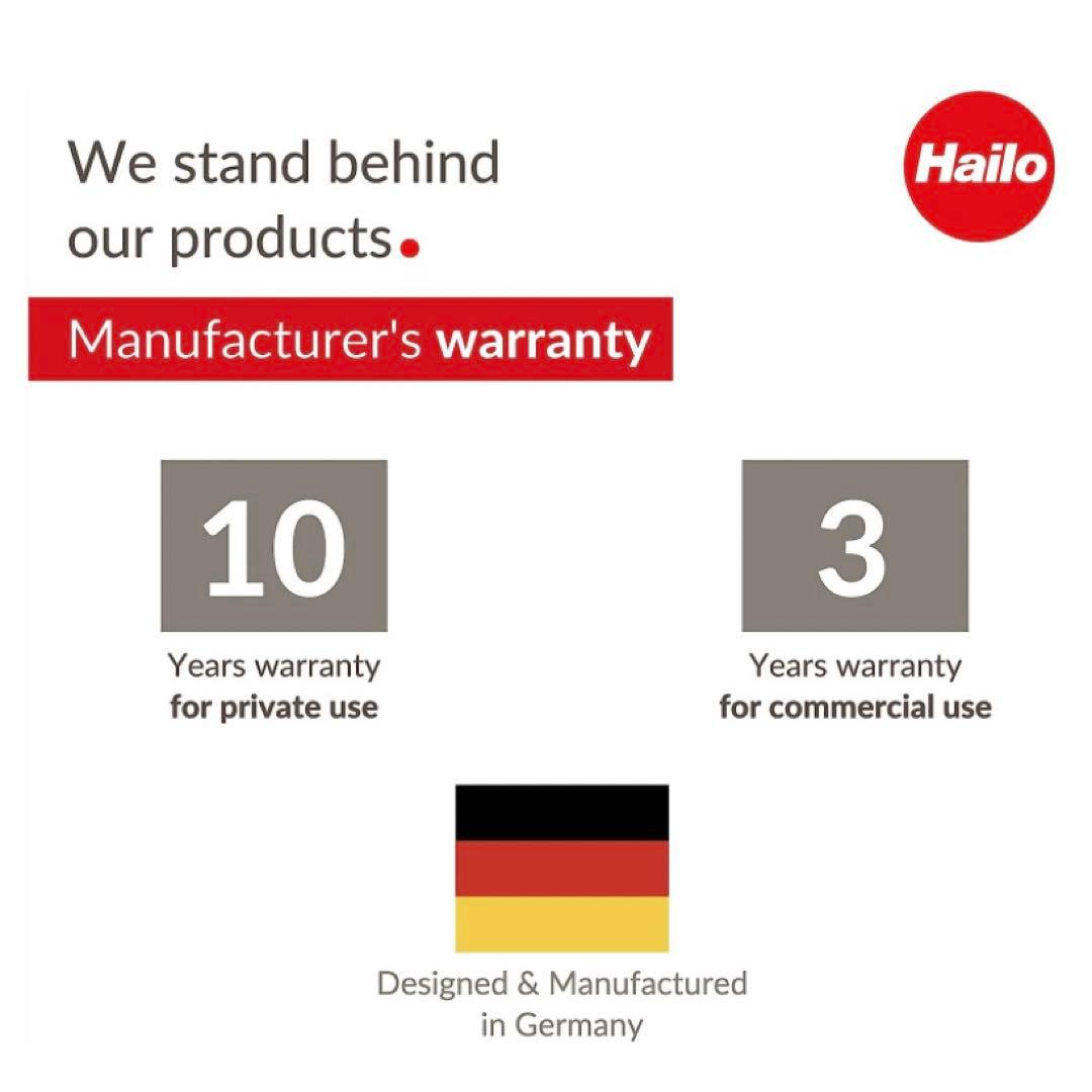 【新品未使用】Hailo ハイロ　ペダル式 ゴミ箱 ふた付き ピュアS レッド