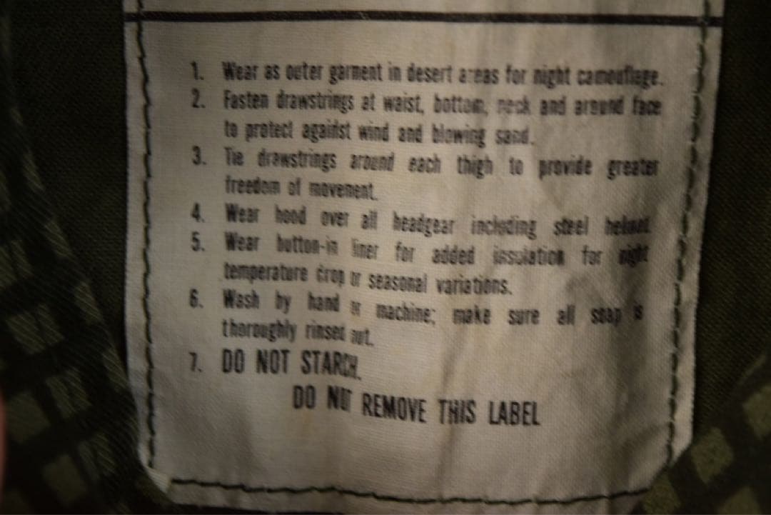 【mmmm】80's U.S.ARMY ナイトデザートカモ モッズコート
