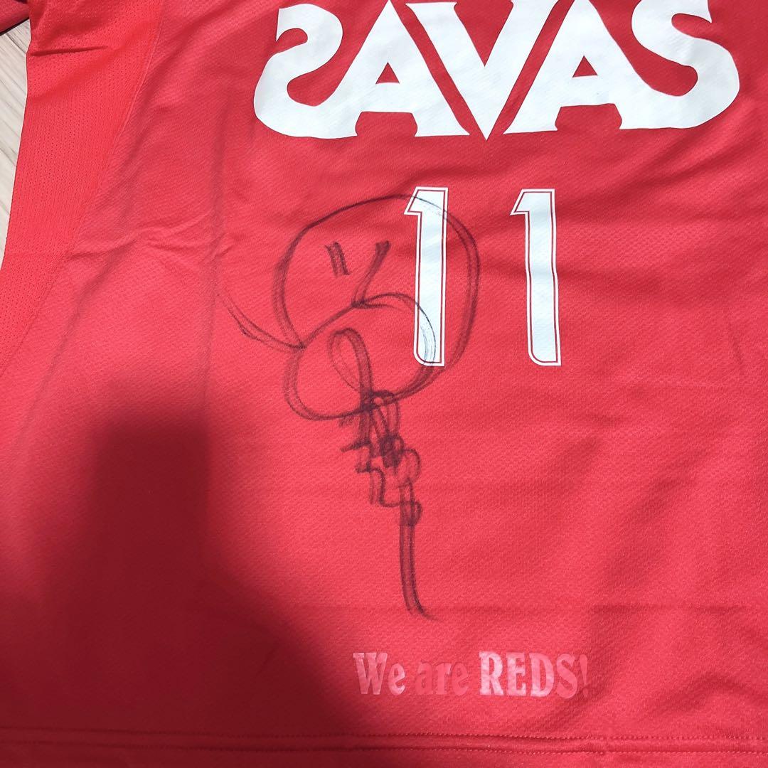 【直筆サイン】浦和レッズ 田中達也 ユニフォーム ホーム2011 正規品 S