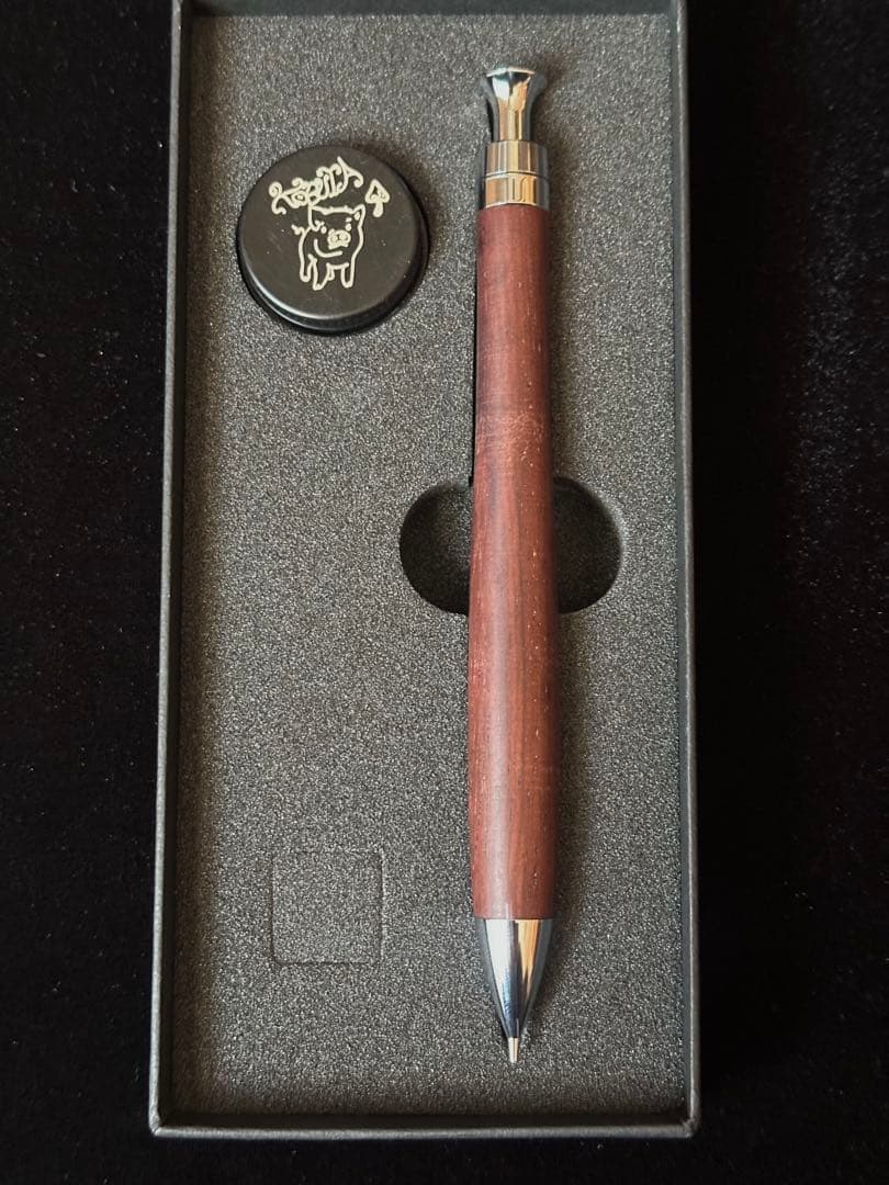 こぶた工房 シャープペンシル メキシカンキングウッドすり傷あり0.5mm