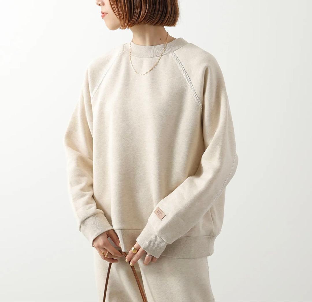 UGG スウェットシャツ Classic Crewneck ライトベージュ