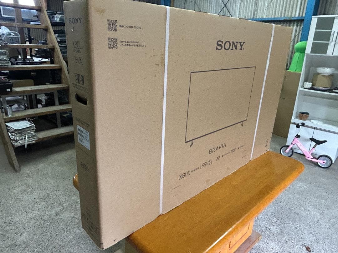 新品 SONY BRAVIA 55型 4K液晶 KJ-55X80L