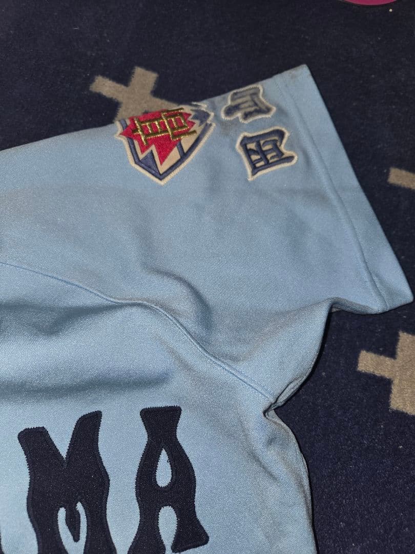 岡山南高校 ユニフォーム上 OKAYAMA ユニフォーム 水色