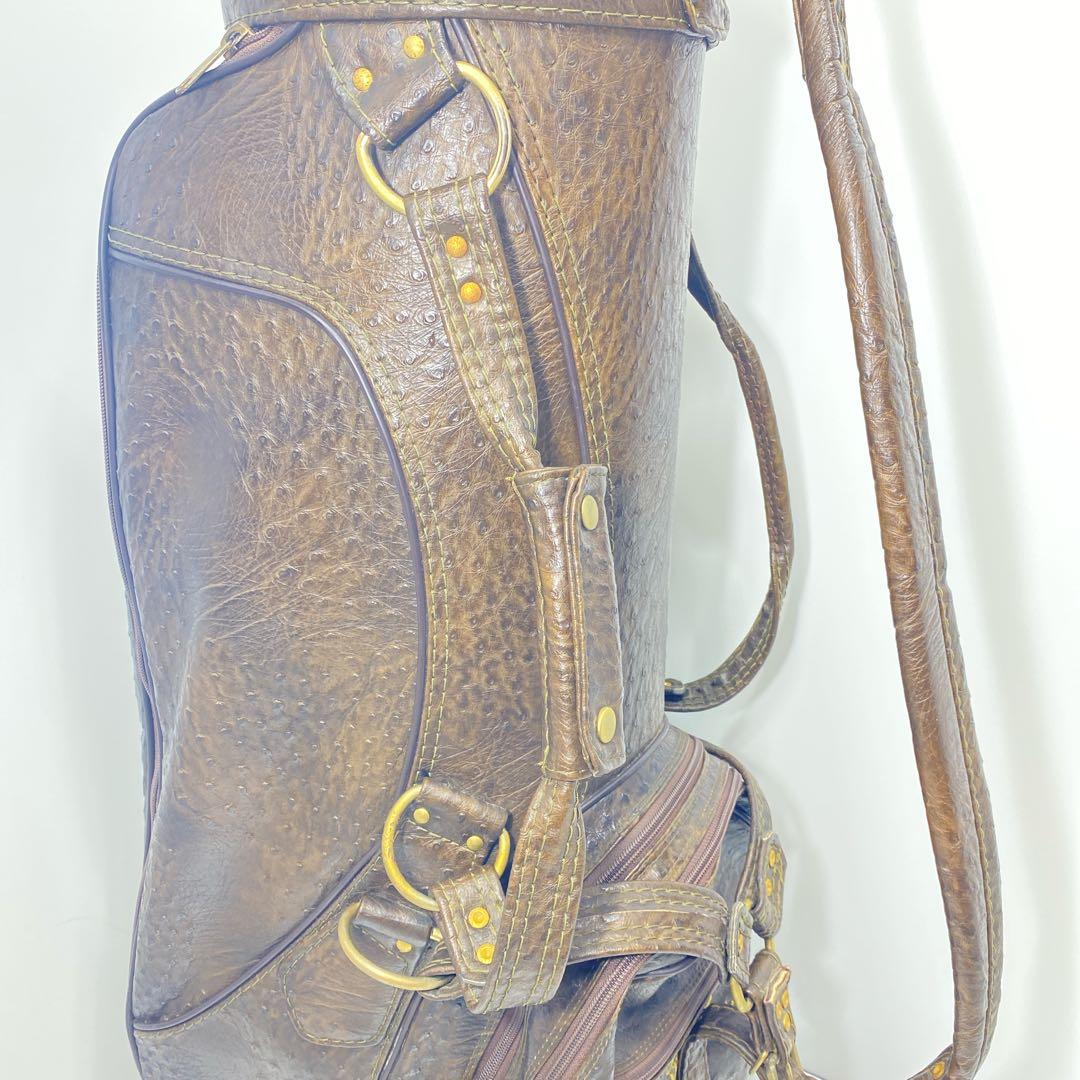 値下げ　ミズノ　グランドモナーク　オーストリッチ　キャディ　バッグ