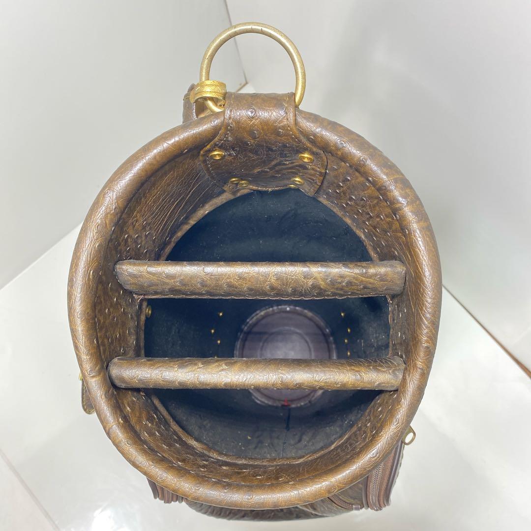 値下げ　ミズノ　グランドモナーク　オーストリッチ　キャディ　バッグ