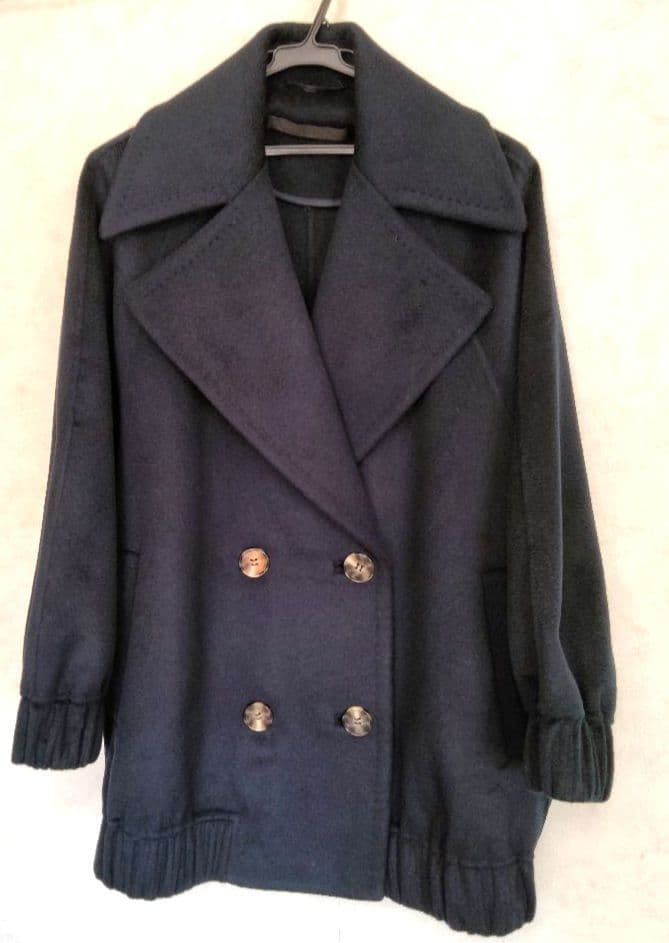 マリナ リナルディ ショートコート　ピーコート ネイビーサイズ40　レディース
