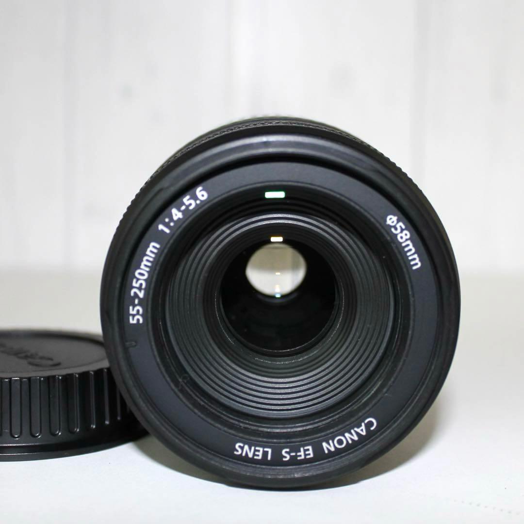 大人気　望遠レンズ　Canon EF-S 55-250mm IS 手ブレ補正
