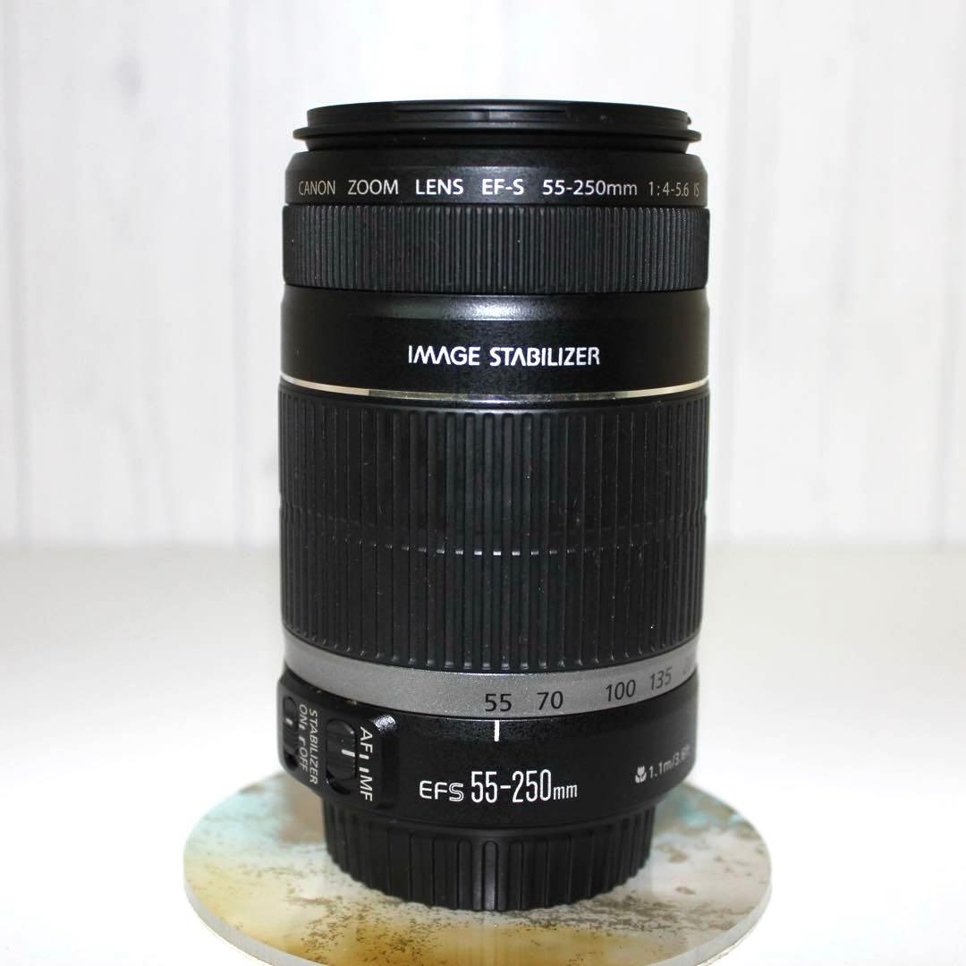 大人気　望遠レンズ　Canon EF-S 55-250mm IS 手ブレ補正