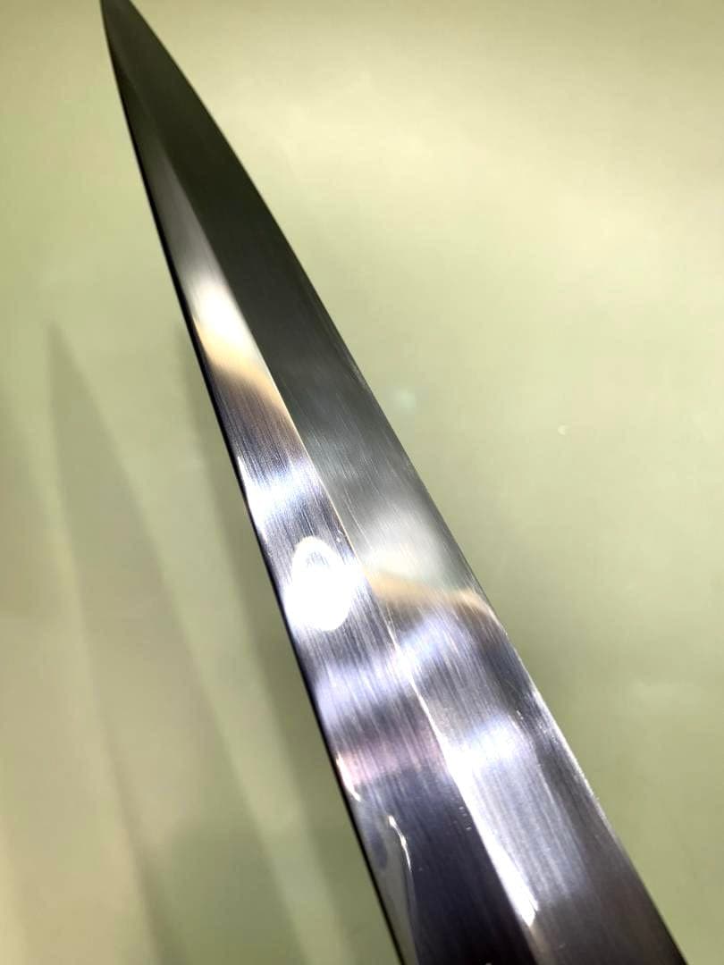 行秀　柳刃包丁　刃渡り25.5cm