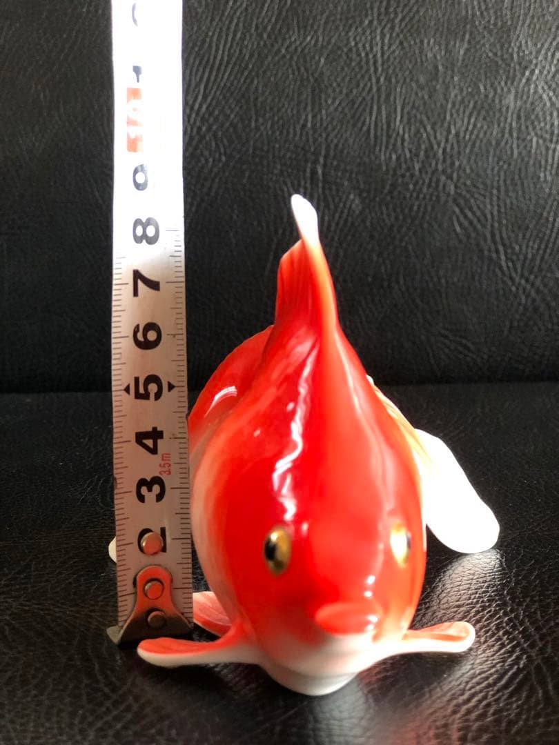 ノリタケ　フィギュリン　1970年代　 金魚置物　陶器　インテリア　則武