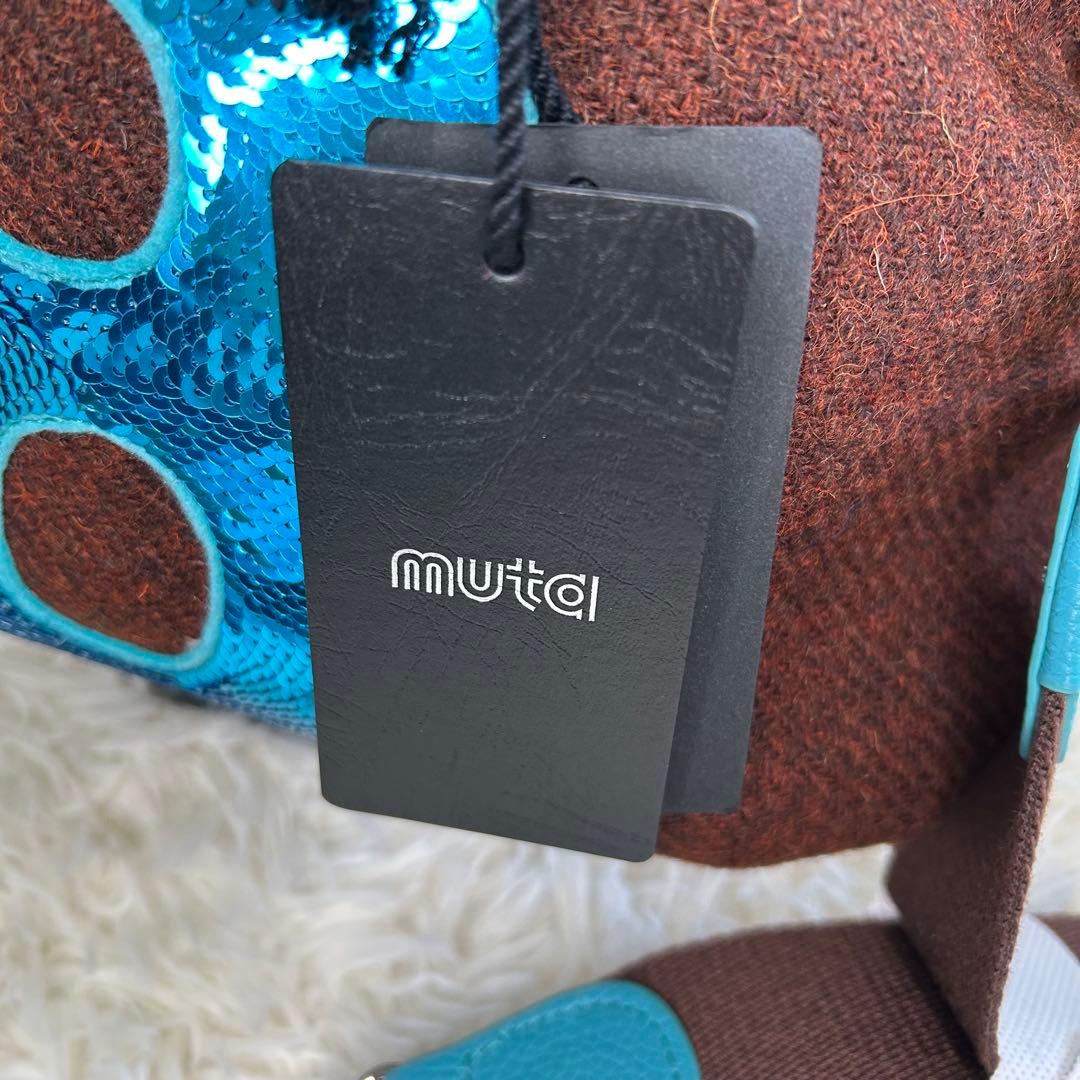 新品タグ付き✨ムータ　ハリスツイードコラボ　2way スパンコール　8バッグ