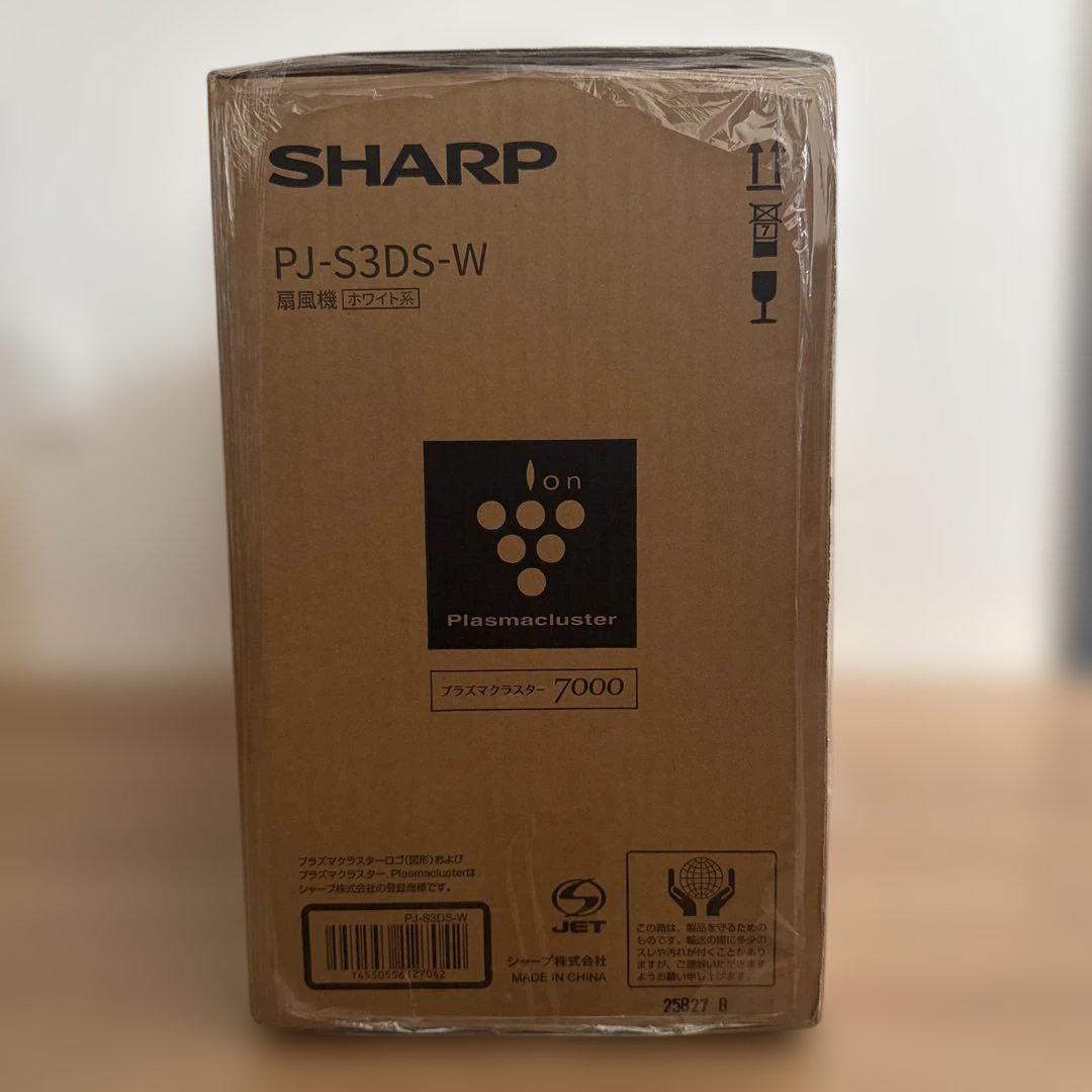 SHARP プラズマクラスター 扇風機　PJ-S3DS-W