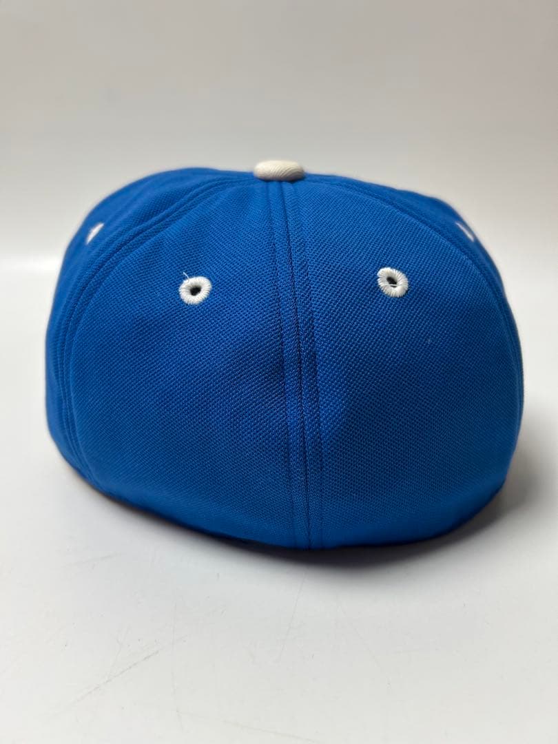 中日ドラゴンズ　ブルー/青　キャップ　刺繍ロゴ　57サイズ