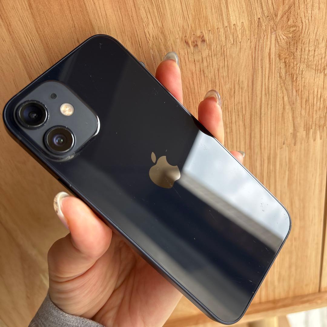 訳ありApple iPhone 12 miniブラック 本体